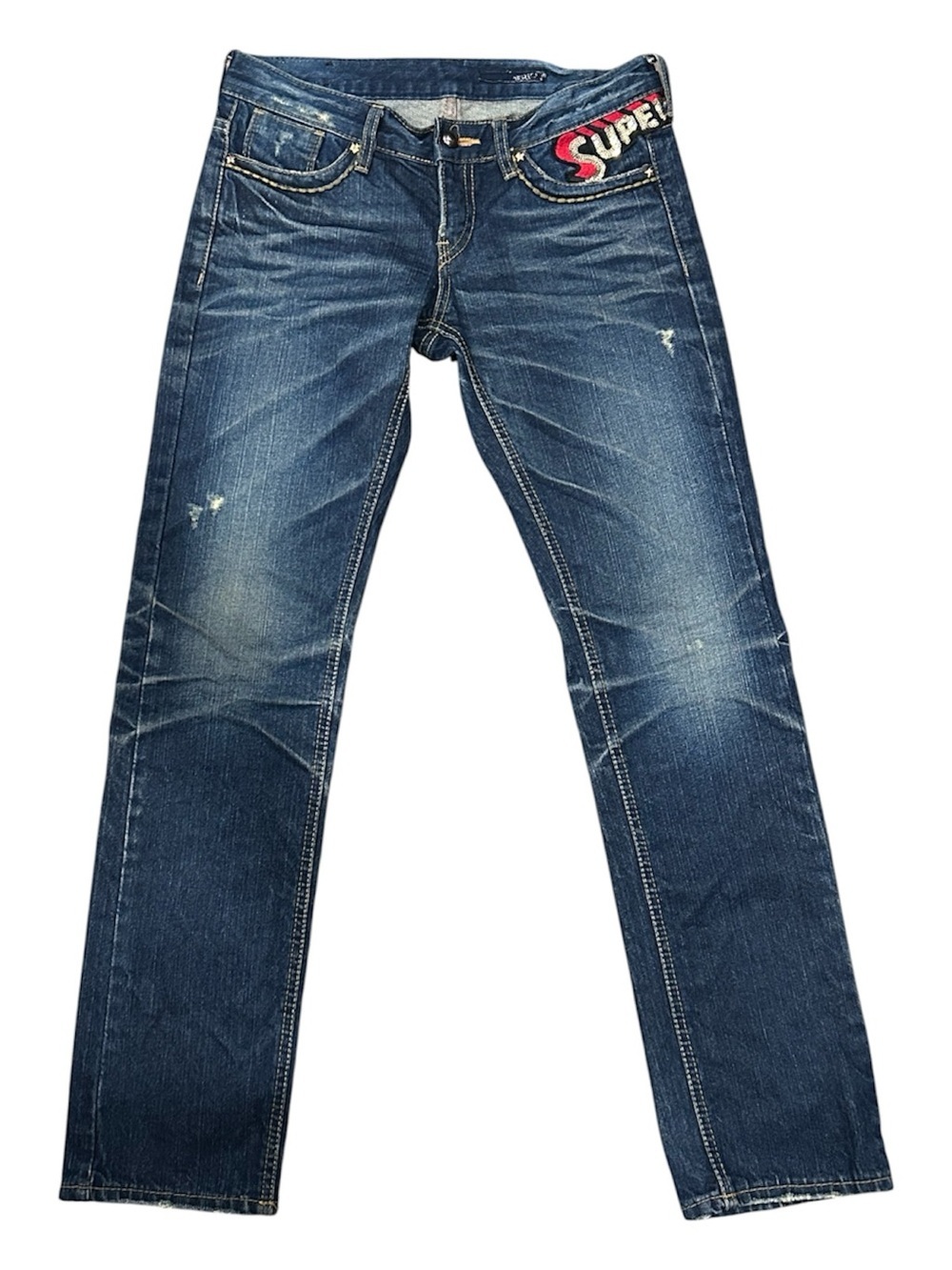 VTG Jerico Jeans Y2K Streetwear Distressed Denim 0022